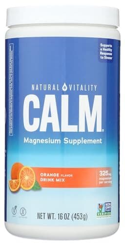 Natural Vitality - Natural Calm, Orange - 453g – Natural Vitality Verpackung