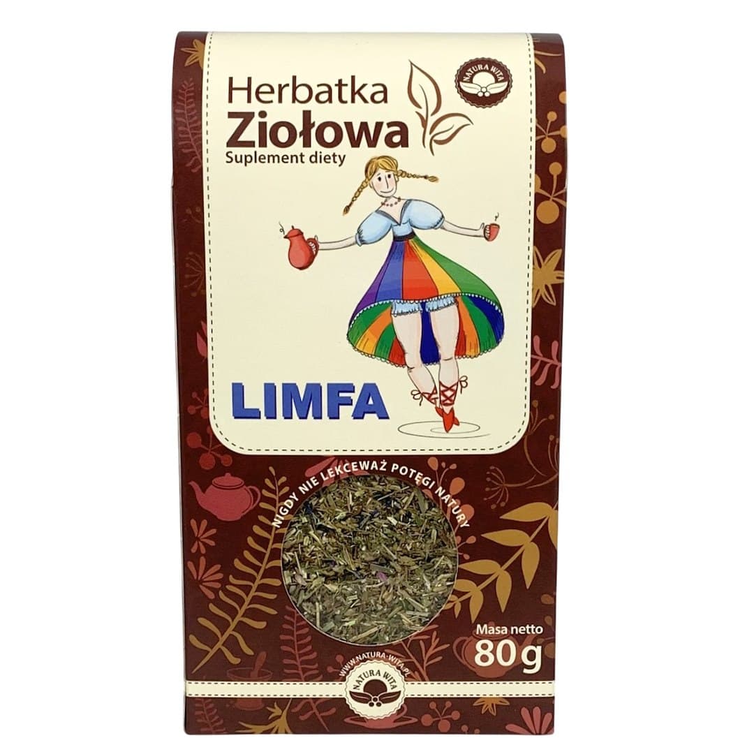 Natura-Wita - Herbal Tea Limfa - 80g – Natura-Wita förpackning