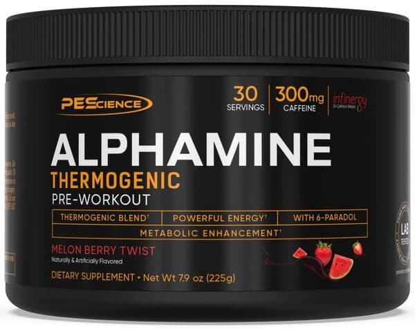 PEScience Alphamine Thermogenic Pre-Workout – PEScience förpackning