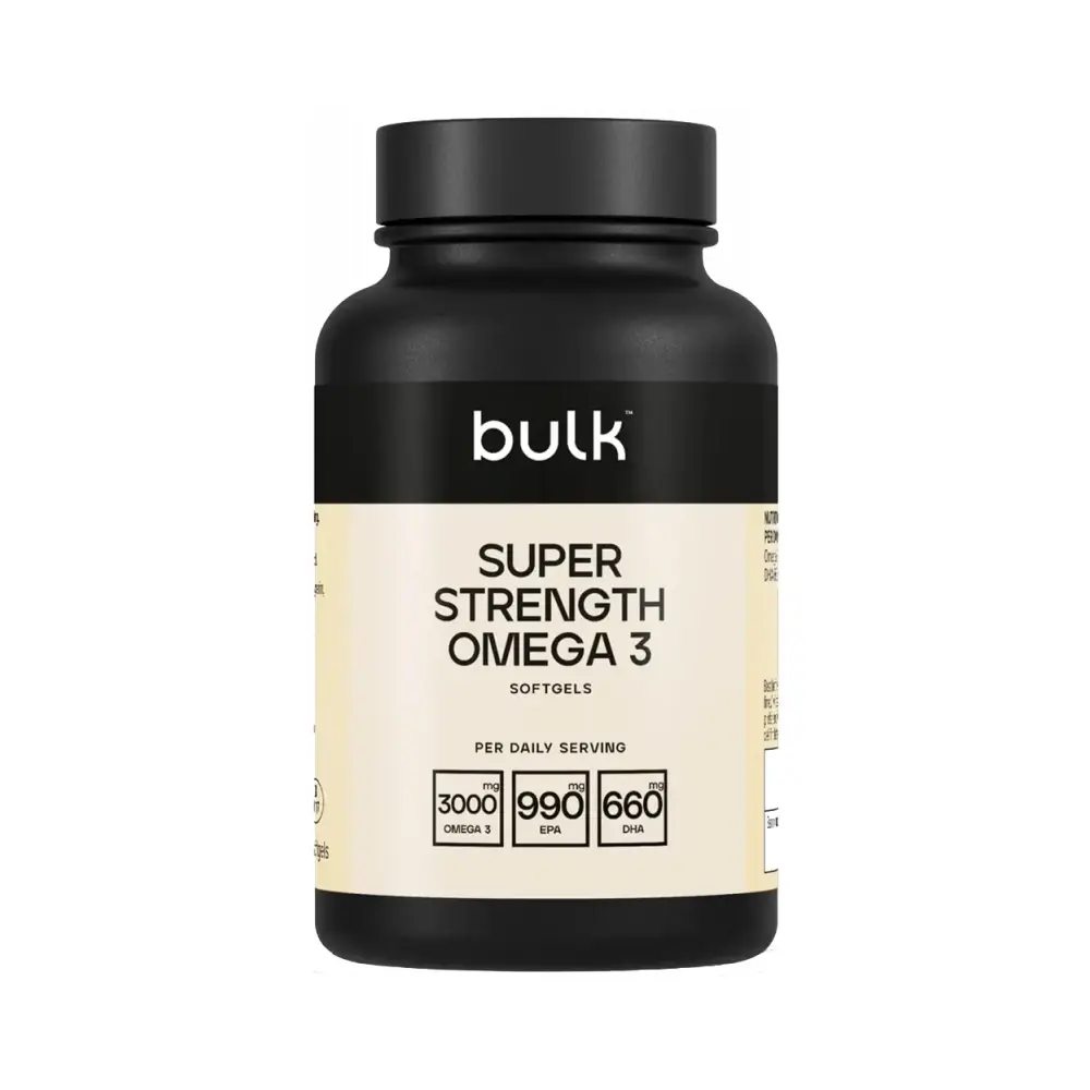 Bulk Super Strength Omega 3 – Oaromatiserad fiskolja – Bulk förpackning