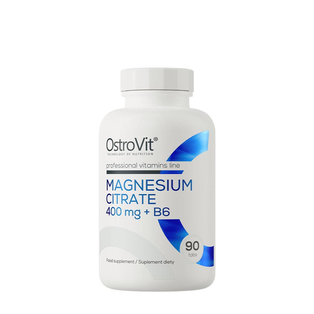 OstroVit Magnesium Citrate 400 mg + B6 - 30 kapslar – OstroVit förpackning