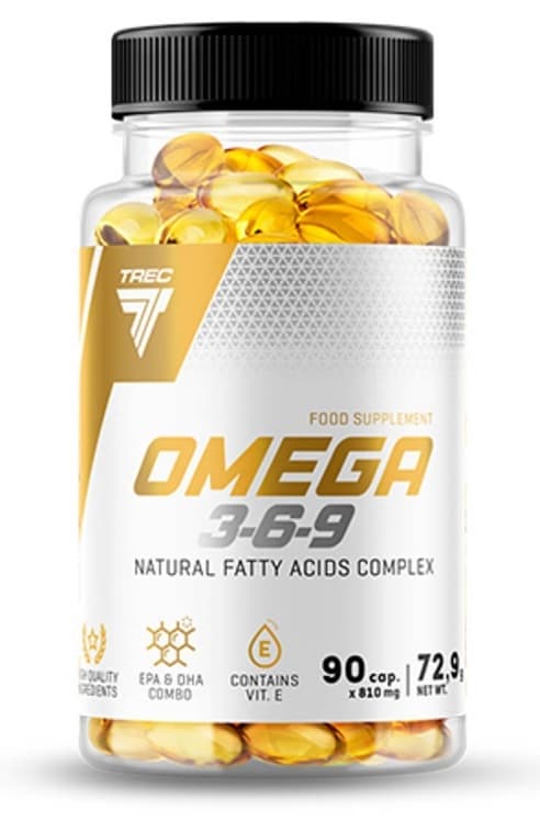 Trec Omega 3-6-9 – 90 kapslar – Trec förpackning