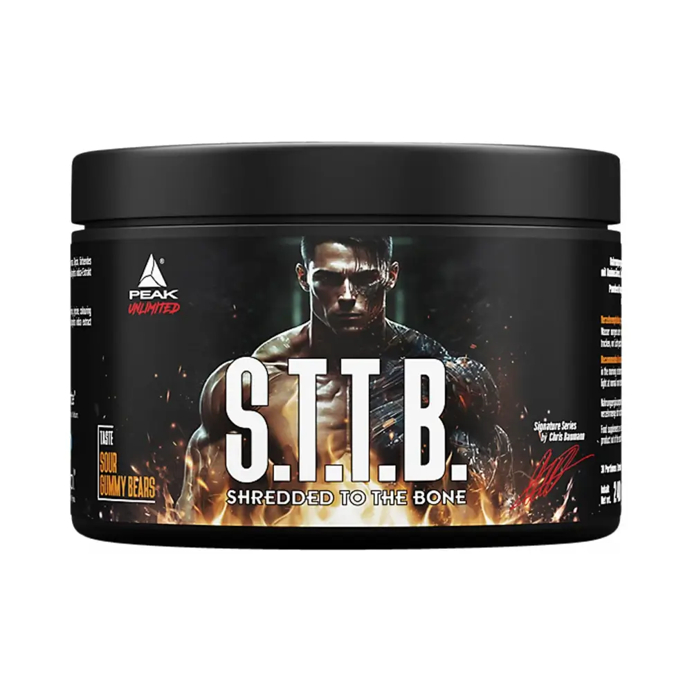 Peak Performance - Shredded To The Bone - Sura Gummibjörnar – Peak Performance förpackning