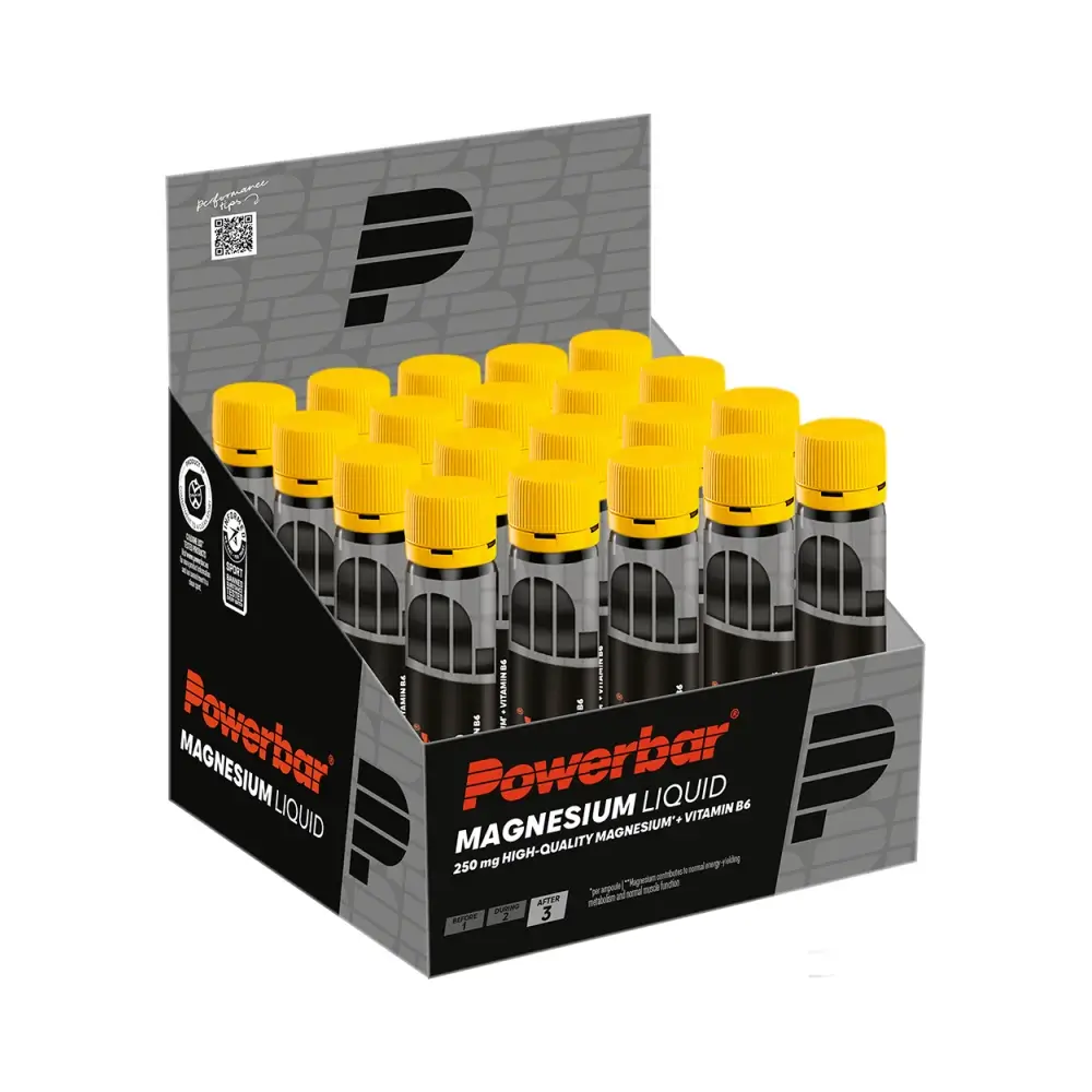 Powerbar Magnesium Liquid Ampoules (20x25ml) - Unflavoured – Powerbar förpackning