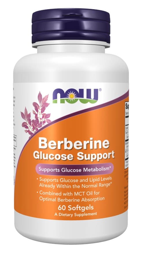Now Foods - Berberine Glucose Support 60 capsules – NOW Foods emballage