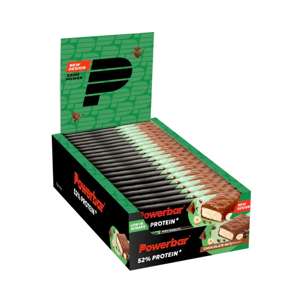 Powerbar Protein Plus Bar 52% – Choklad & Nötter – Powerbar förpackning