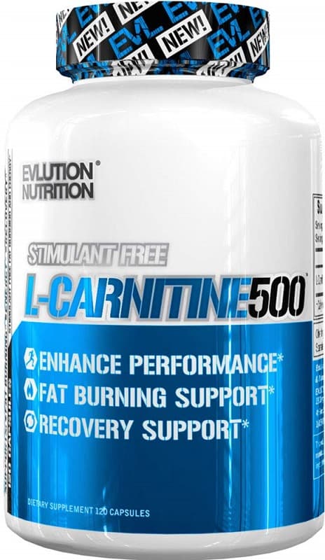 EVLution Nutrition L-Carnitine 500 - 120 kapslar – EVLution Nutrition förpackning