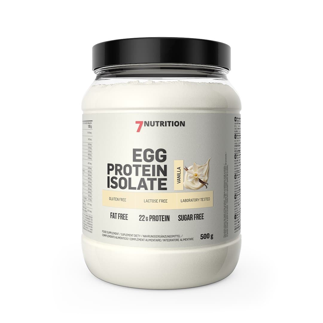 7Nutrition Egg Protein Vanilla (500g) – 7Nutrition förpackning