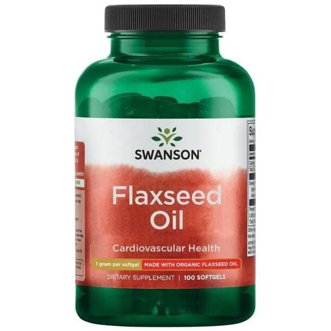 Flaxseed Oil, 1000mg - 100 Sgels | Swanson