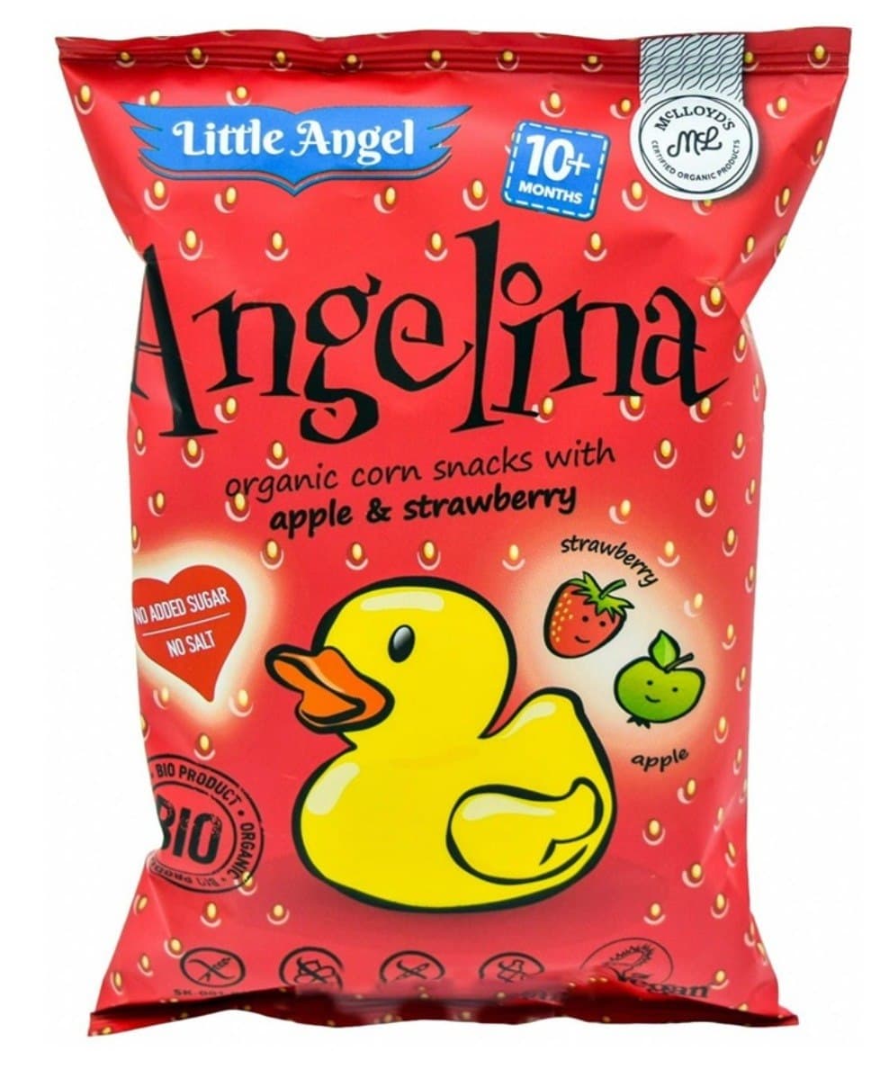 Little Angel - Angelina Organic Maïs Snacks – Little Angel packaging