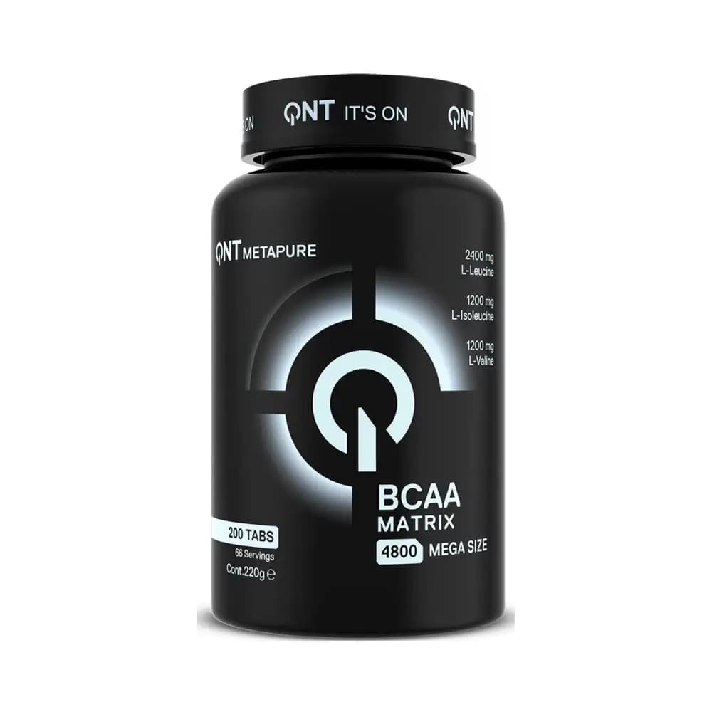 QNT Life Matrix BCAA 4800 - Sin sabor - 200 tabletas – QNT empaque