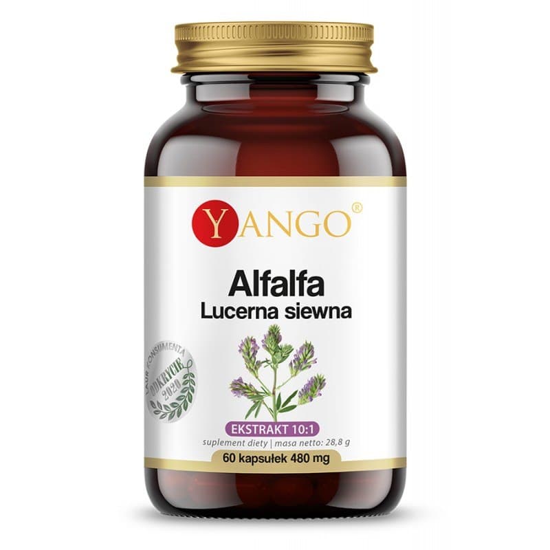 Yango Alfalfa 10:1 - 60 gélules – Yango packaging