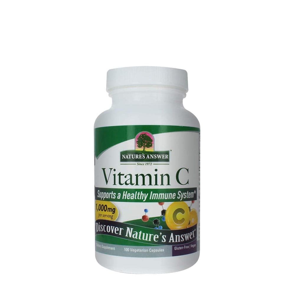 Nature's Answer Witamina C 1000 mg - 100 wegetariańskich kapsułek – Nature's Answer opakowanie