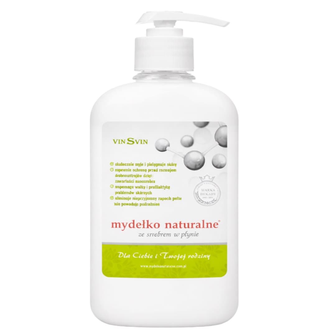 Vinsvin - Natural Liquid Soap With Silver - 500ml – Vinsvin packaging