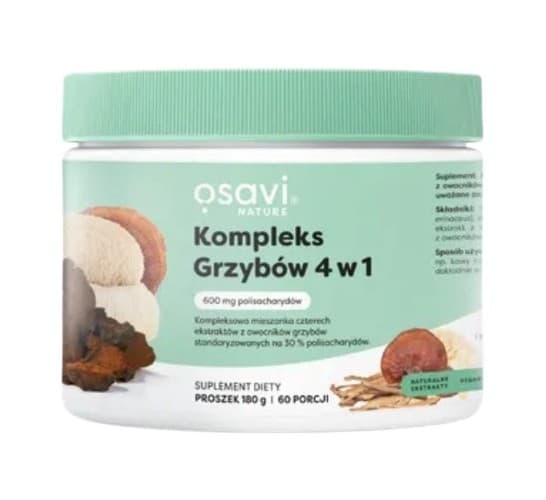 Osavi Nature - Zaawansowana mieszanka grzybów 4 w 1 – Osavi packaging