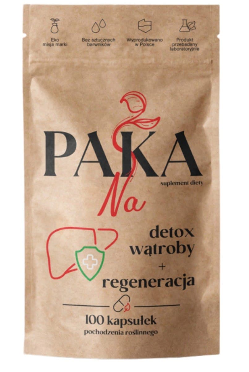 Paka Natury Na detox lever + regeneratie 100 capsules