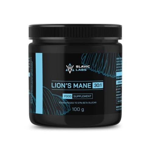 Slavic Labs Lion’s Mane Soplówka Jeżowata DER 30:1 100 g – Slavic Labs Verpackung