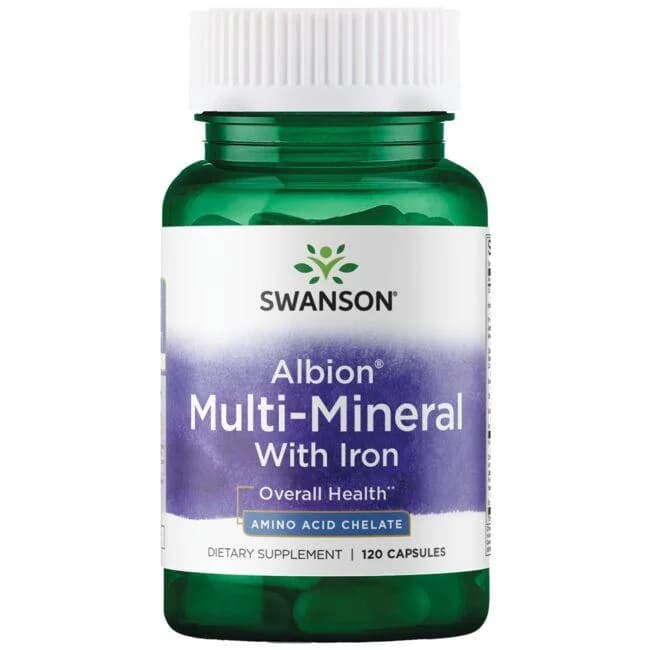 Swanson Multi-Mineral With Iron – 120 kapslar