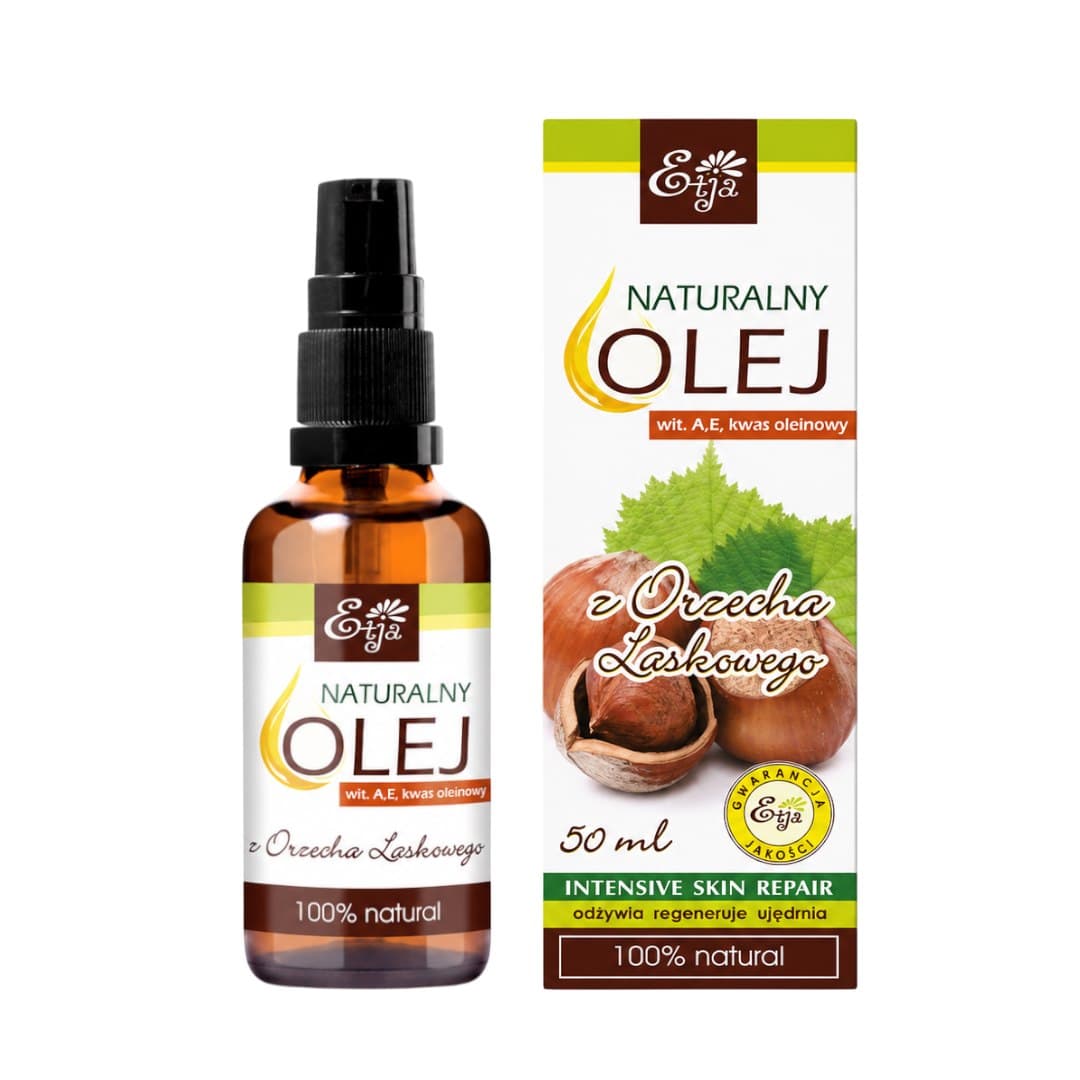 Etja - Natural Hazelnut Oil – Etja förpackning