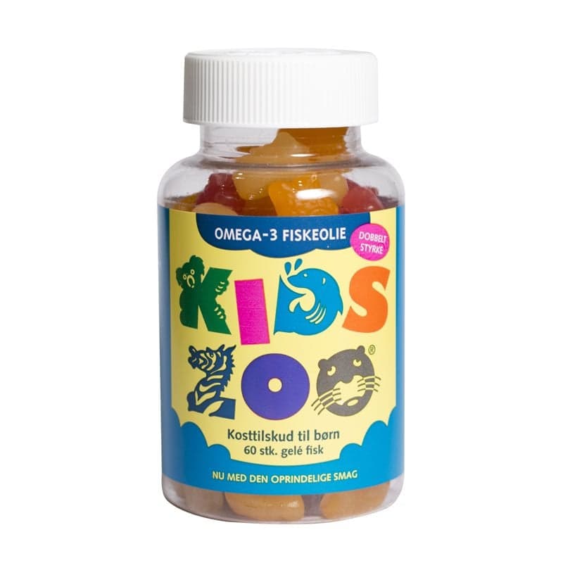 Omega-3 visolie 60 st kauwtabletten | Kids Zoo – Kids Zoo verpakking