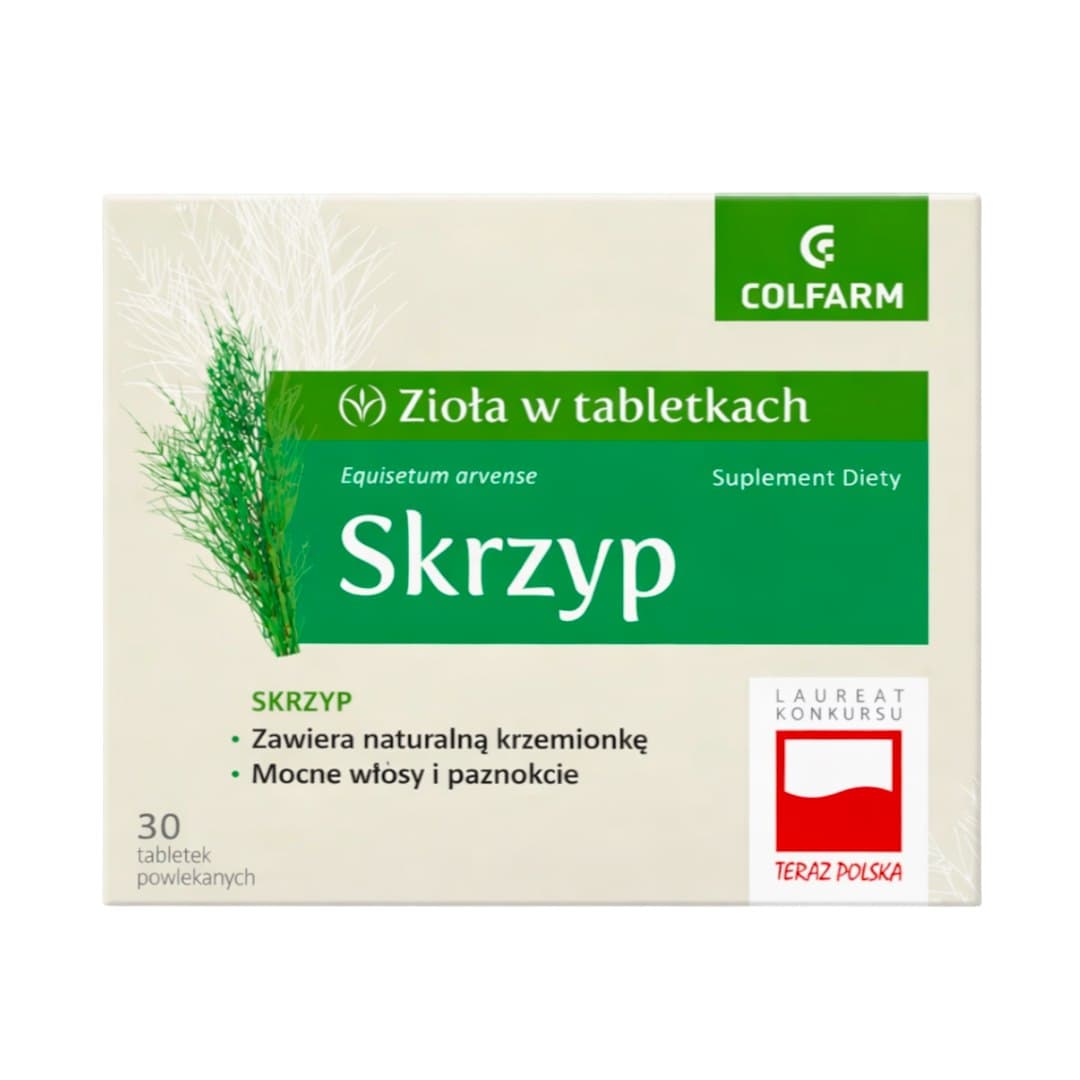Colfarm - Horsetail - 30 tabletter – Colfarm förpackning