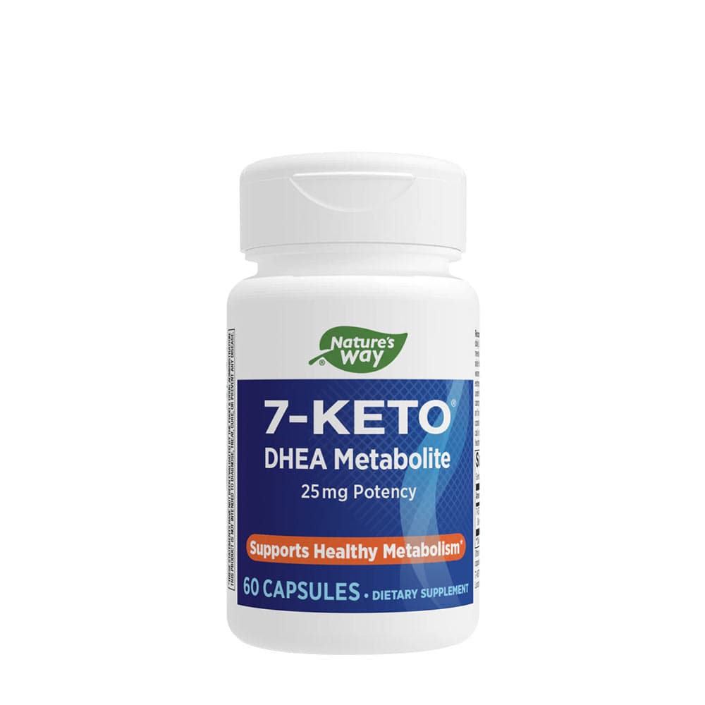 Nature's Way - 7-KETO DHEA Metabolite 25 mg - 60 cápsulas – Nature's Way empaque
