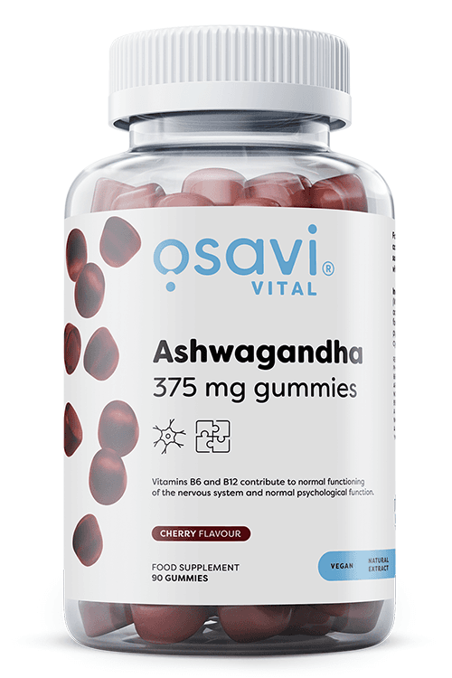 Osavi Vital - Ashwagandha 375mg Gummies (Körsbär) - 90 Gummies