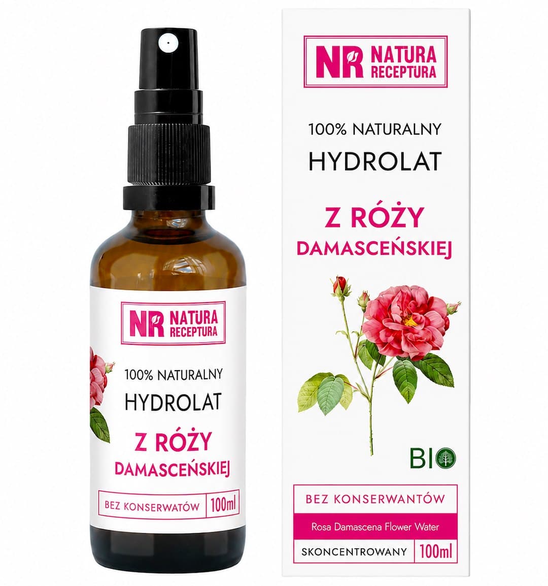 NATURA RECEPTURA - Hidrolato de Rosa Damascena – Natura Receptura empaque