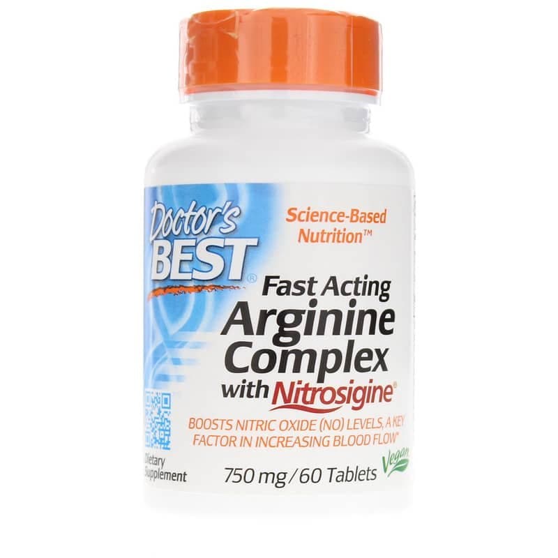 Doctor's Best Fast Acting Arginine Complex With Nitrosigine - 60 tabletas – Doctor's Best empaque