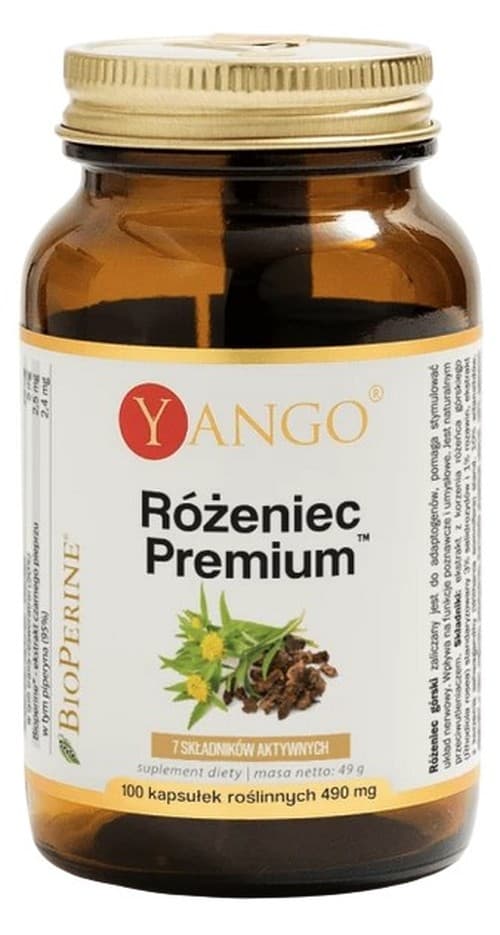 Yango Rhodiola Premium - 100 capsules – Yango packaging