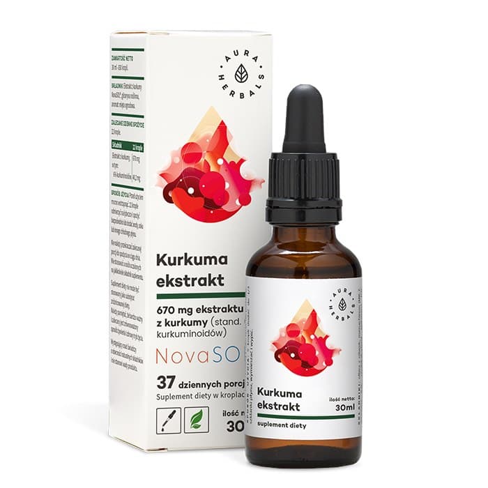 Aura Herbals - Turmeric Extract - 30ml – Aura Herbals Verpackung