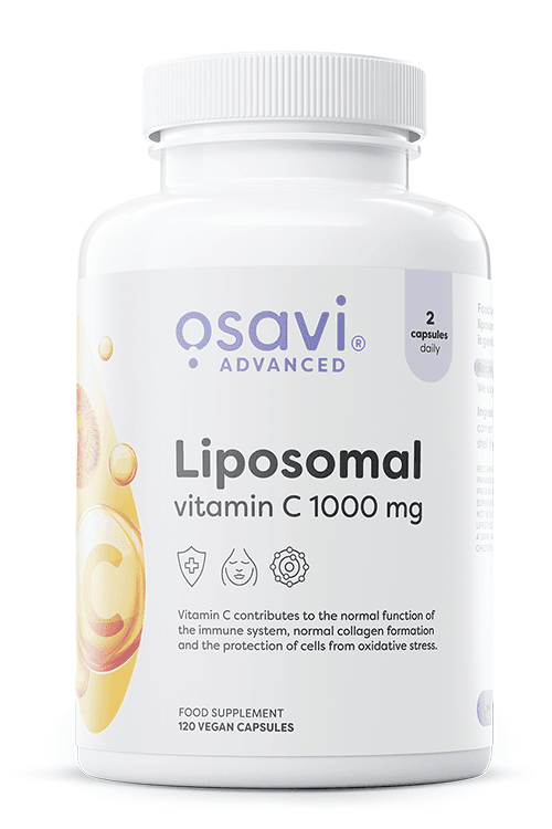 Osavi - Liposomal Vitamin C, 1000mg - 120 vegetabiliska kapslar – Osavi förpackning