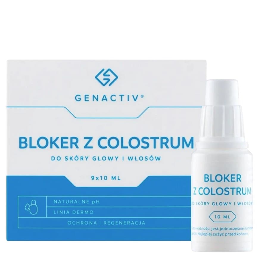 Genactiv - Blocker With Colostrum 9X10ml - Für Kopfhaut und Haar