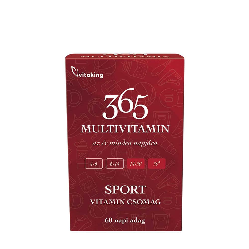 Vitaking - Multivitamin Sport Pack - 365 - 30 Sachets - 60 Napi Adag – Vitaking förpackning
