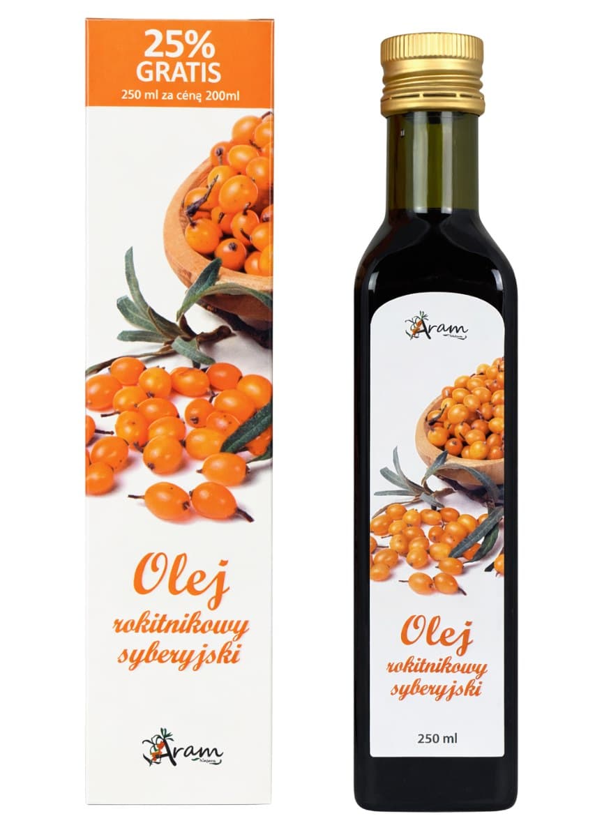 Aram Natura - Huile d'argousier sibérien – Aram emballage