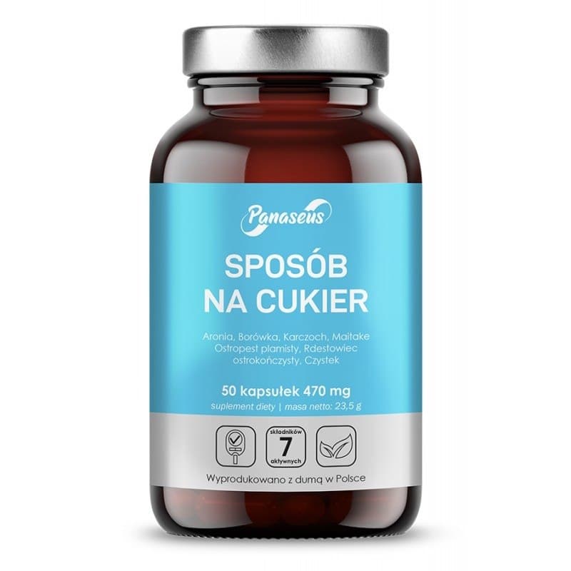 Panaseus The Sugar Way - 50 Kapseln
