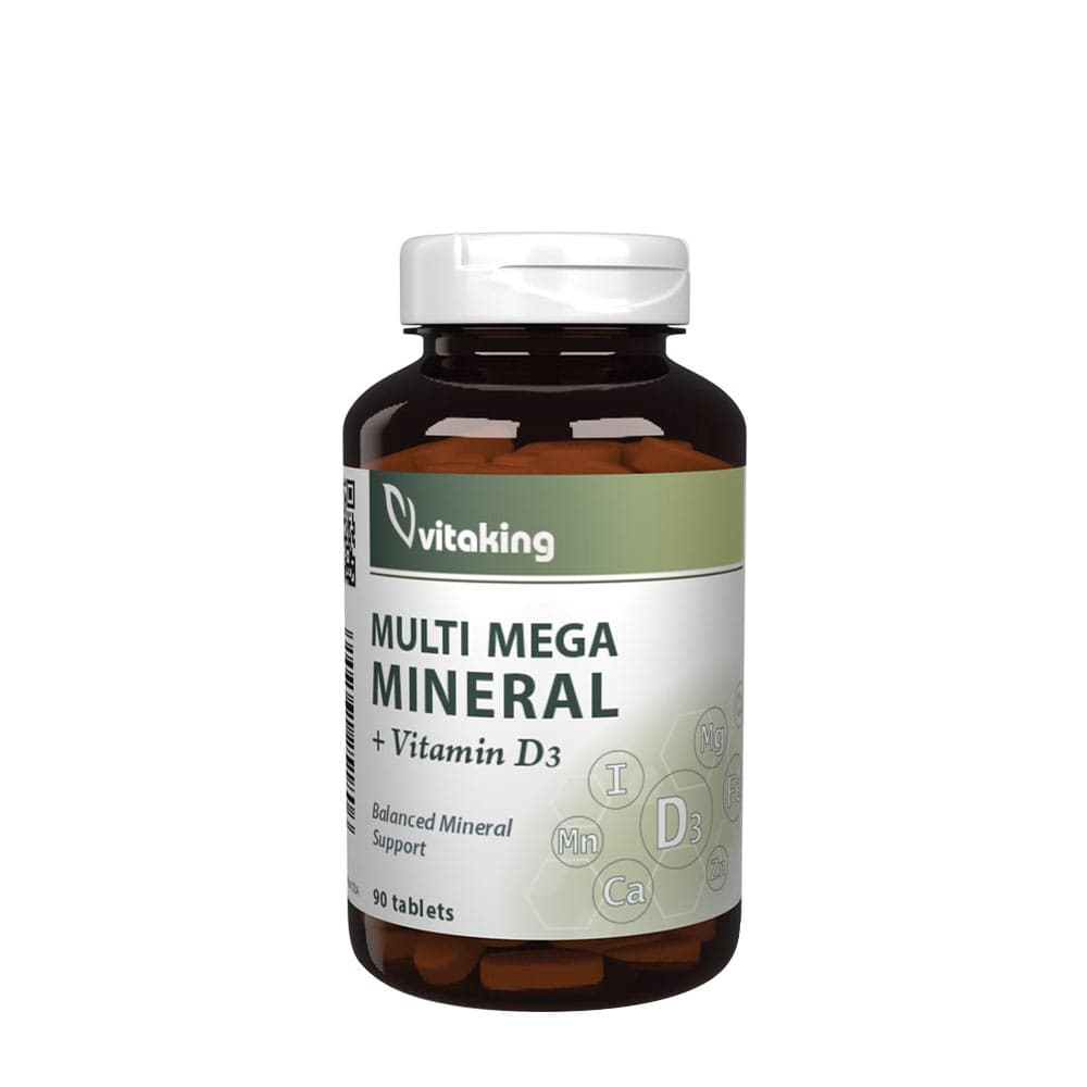 Vitaking Multi Mega Mineral + Vitamin D3 90 tabletter
