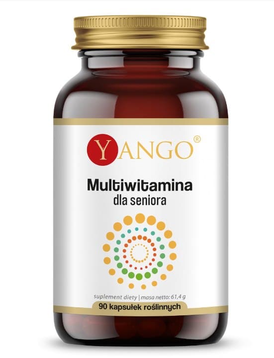 Yango - Multivitamin för seniorer - 90 kapslar – Yango confezione