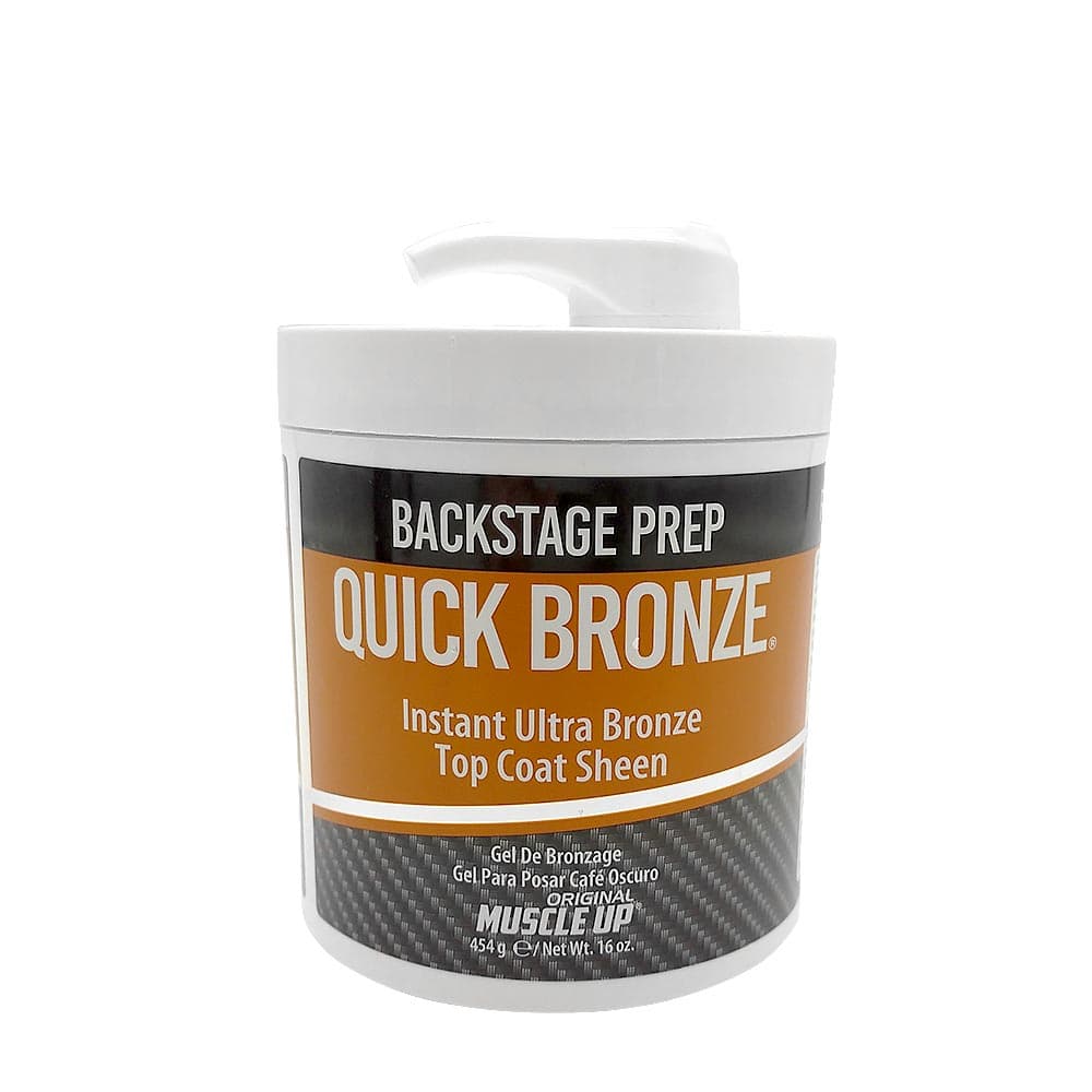 Pro Tan Backstage Prep Quick Bronze - Instant Ultra Bronze Top Coat Sheen 454g – Pro Tan empaque