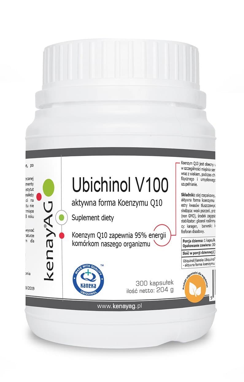 Kenay - Ubichinol V100 – Kenay packaging