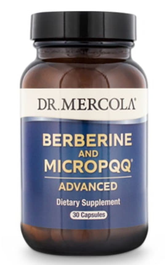 Dr. Mercola Berberine And MicroPQQ Advanced 500 mg - 30 capsules – Dr. Mercola verpakking