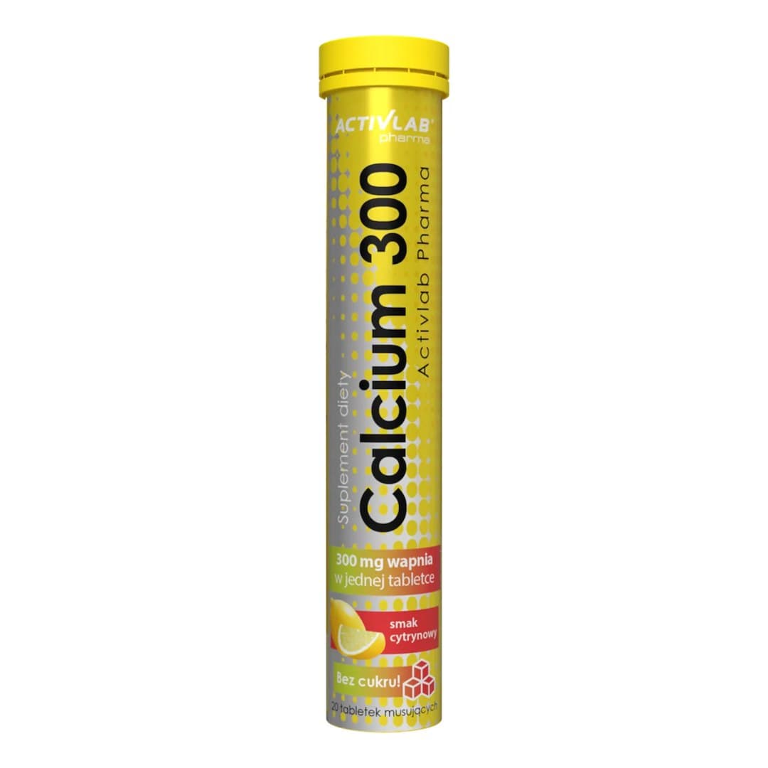 ActivLab Pharma Calcium 300 20 Brausetabletten mit Zitronengeschmack – Activlab packaging