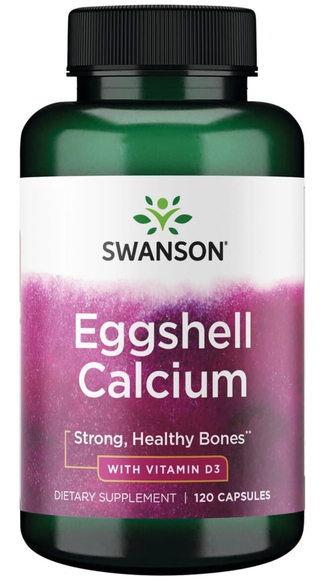 Swanson - Eggshell Calcium + Vitamin D3 – Swanson packaging