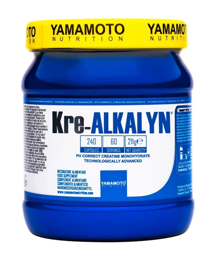 Yamamoto - Kre-Alkalyn - 240 cápsulas – Yamamoto Research embalagem