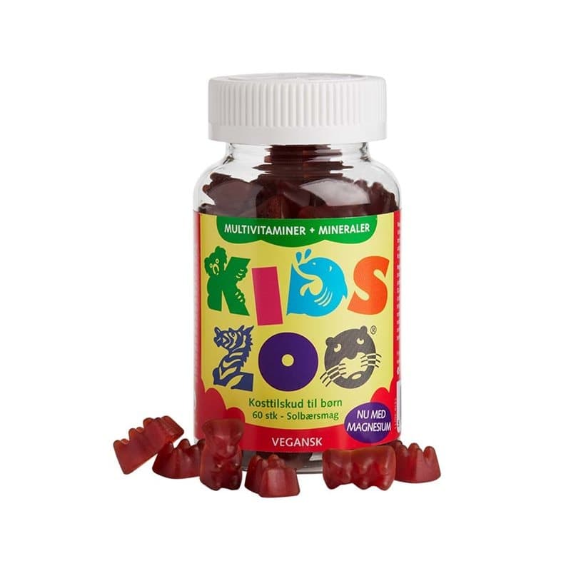 Kids Zoo Multivitamin+Mineraler 60st tuggisar – Kids Zoo förpackning