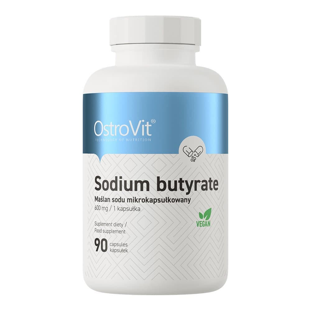 OstroVit Sodium Butyrate 600 mg - 90 capsules végétales – OstroVit emballage