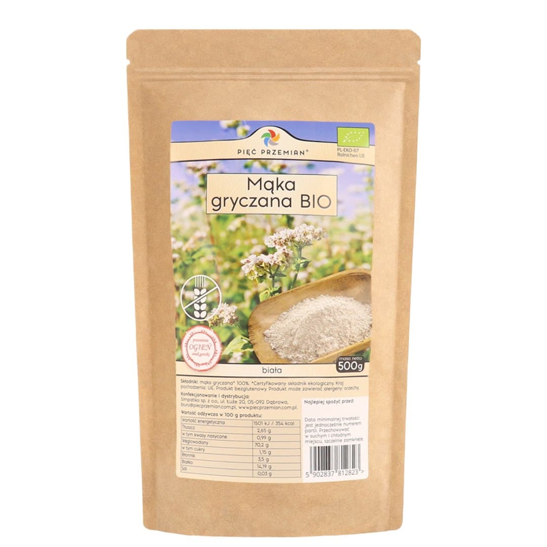 Pięć Przemian - Bio-Weizenkleie aus Buchweizen – Pięć Przemian packaging