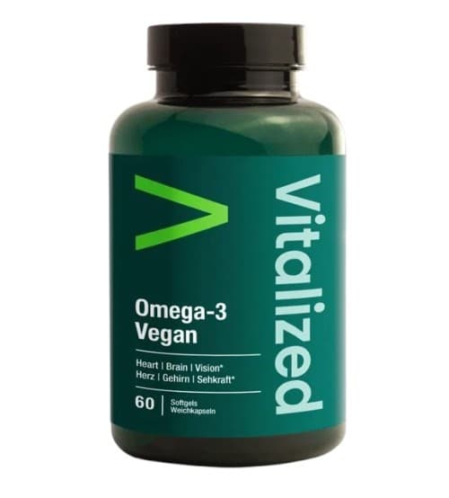 Vitalized - Omega-3 Vegan - 60 Kapseln – Vitalized Verpackung