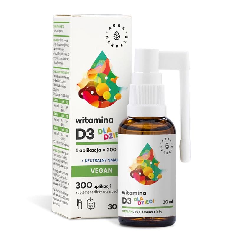 Aura Herbals - Vitamin D3 Vegan - 30ml