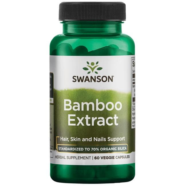 Swanson Bambusextrakt 70% Silika - 60 Vcaps